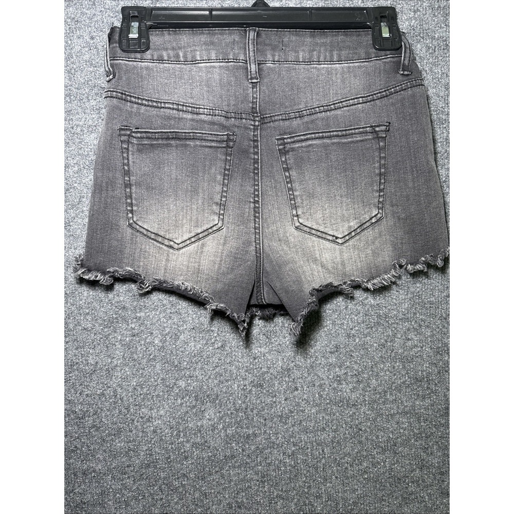 Altar'd State Jean Shorts Black Wash 25/1 - Picture 5 of 7